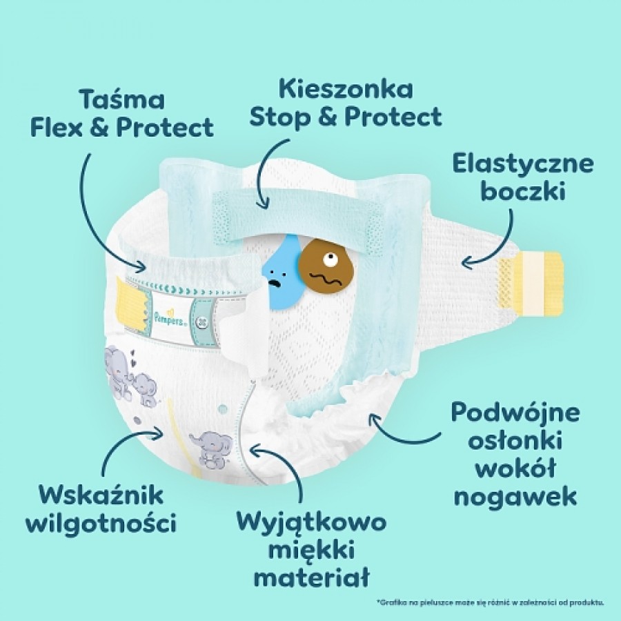 #9 – Zestaw Pampers Premium Care 4 Pieluchy dla dzieci, 2 x 156 szt.