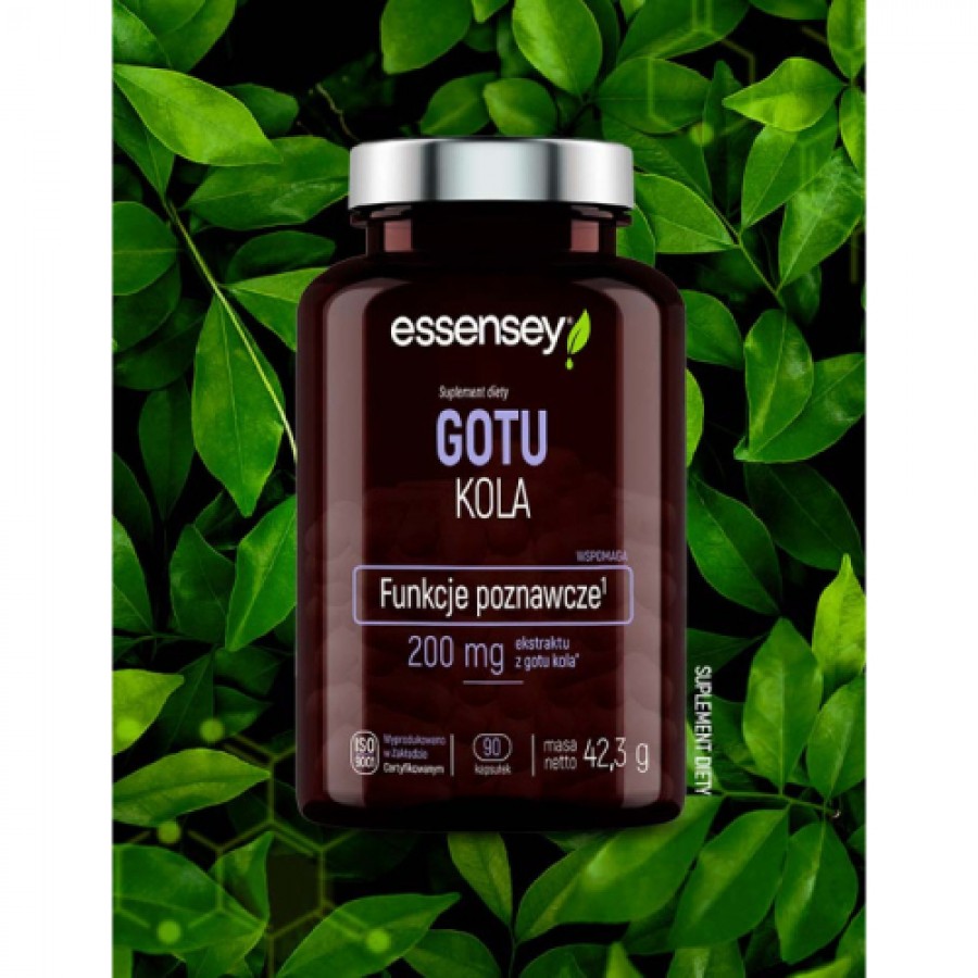 Miniaturka artykułu - #1 Essensey Gotu Kola, 90 kaps.