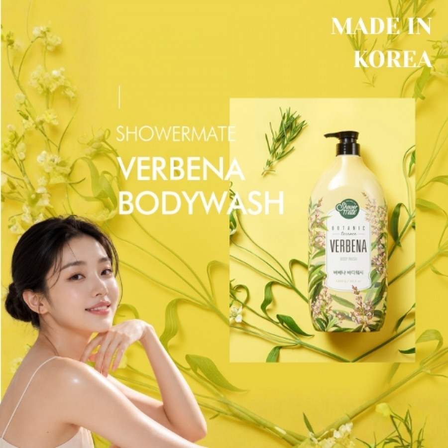 Miniaturka artykułu - #0 Aekyung Shower Mate Botanic Żel pod prysznic Verbena, 1,2 l