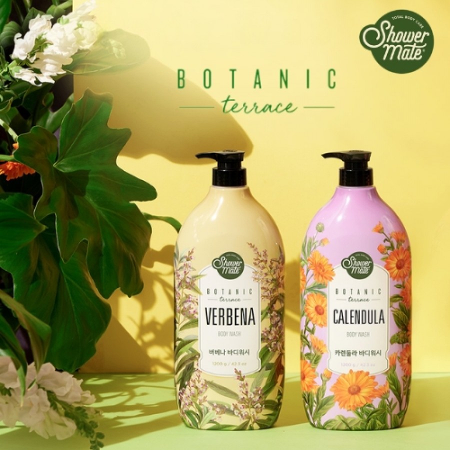Zdjęcie produktu - 4 Aekyung Showermate Botanic Calendula Żel pod prysznic, 1,2 l