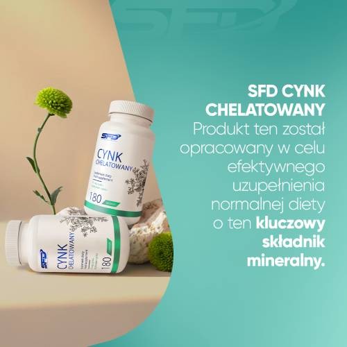 Zdjęcie produktu - 5 SFD Cynk chelatowany, 180 tabl.