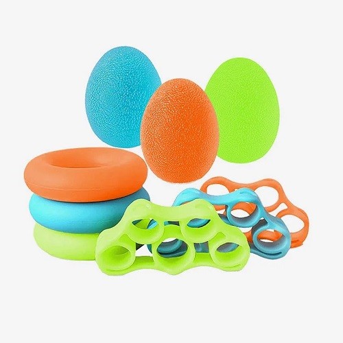 Zdjęcie produktu - 4 Line Sport Przyrządy do rehabilitacji i ćwiczeń dłoni, 9 szt.