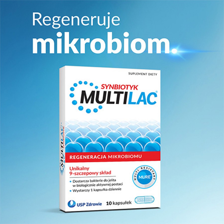 Zdjęcie produktu - 4 MULTILAC Synbiotyk - 10 kapsułek