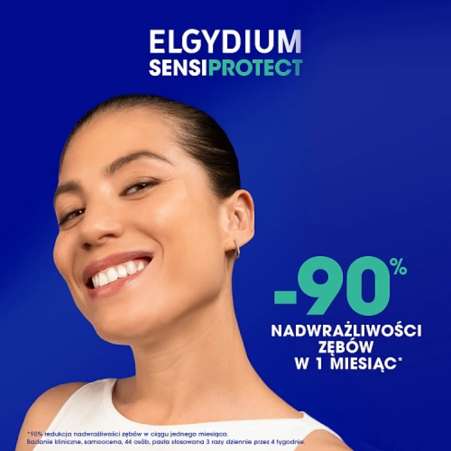 #1 – Elgydium Sensiprotect Pasta do mycia zęb&oacute;w wrażliwych, 75 ml