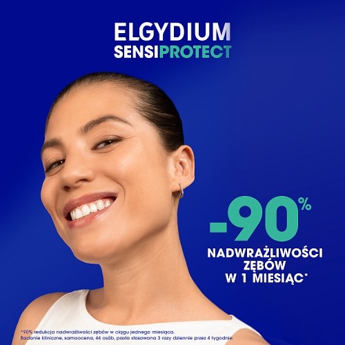 Miniaturka artykułu - #0 Elgydium Sensiprotect Pasta do mycia zęb&oacute;w wrażliwych, 75 ml
