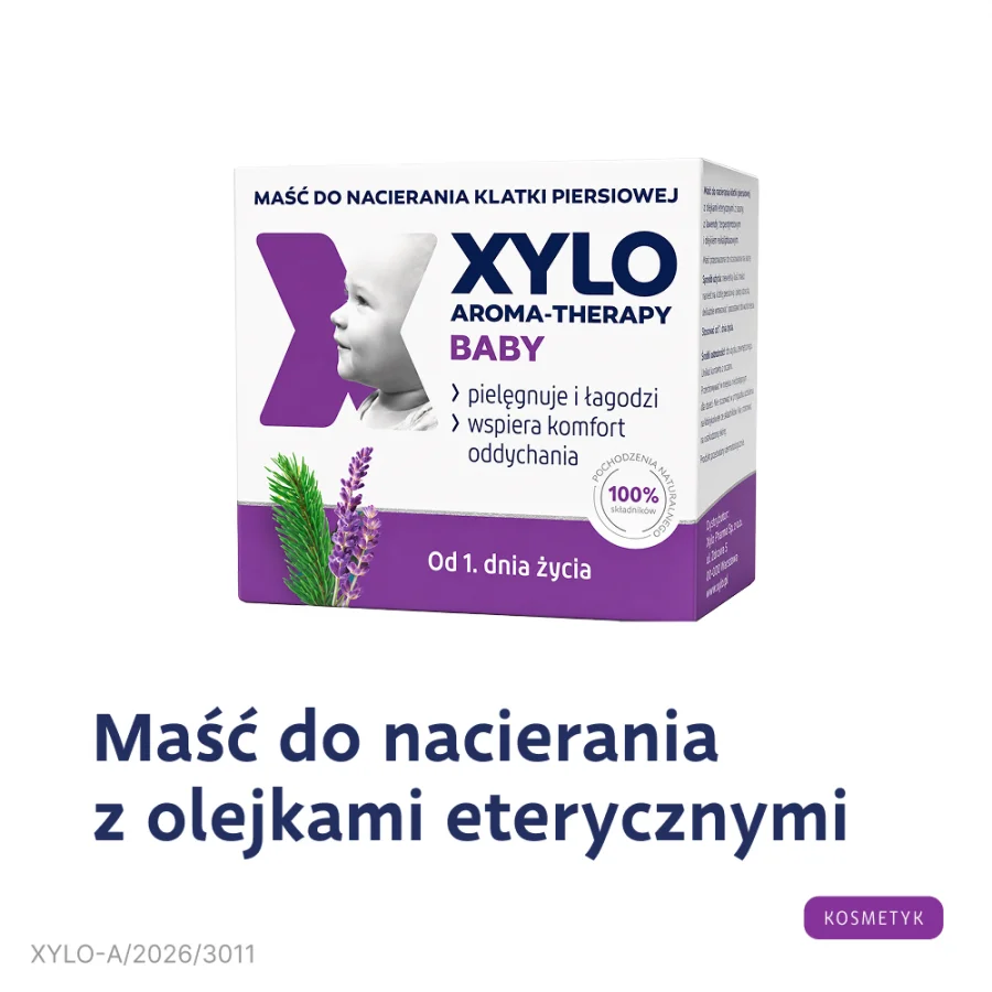 #0 – Xylo Aroma-Therapy Baby Maść do nacierania klatki piersiowej od 1 dnia życia, 50 ml