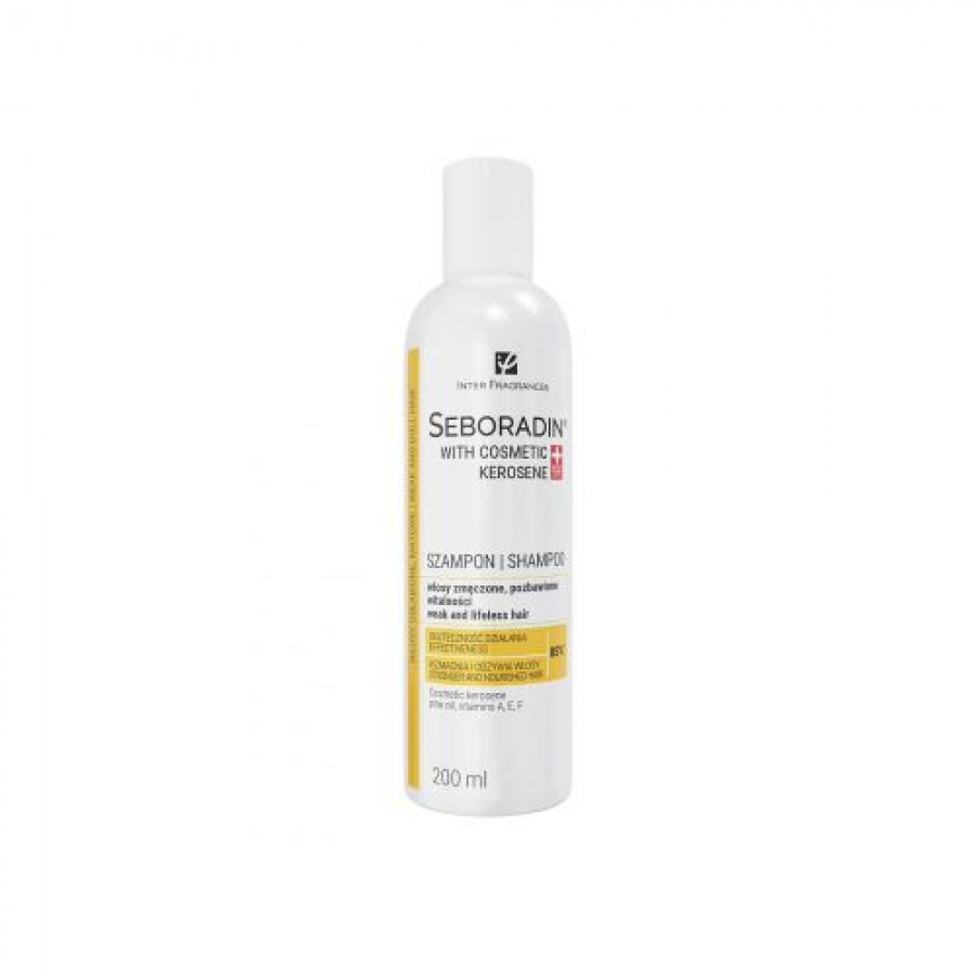 Miniaturka artykułu - #0 SEBORADIN Z NAFTĄ KOSMETYCZNĄ Szampon do włos&oacute;w zmęczonych, 200 ml