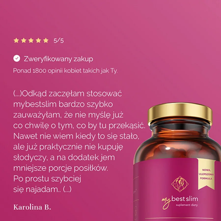 #1 – MyBestSlim, 180 kaps.