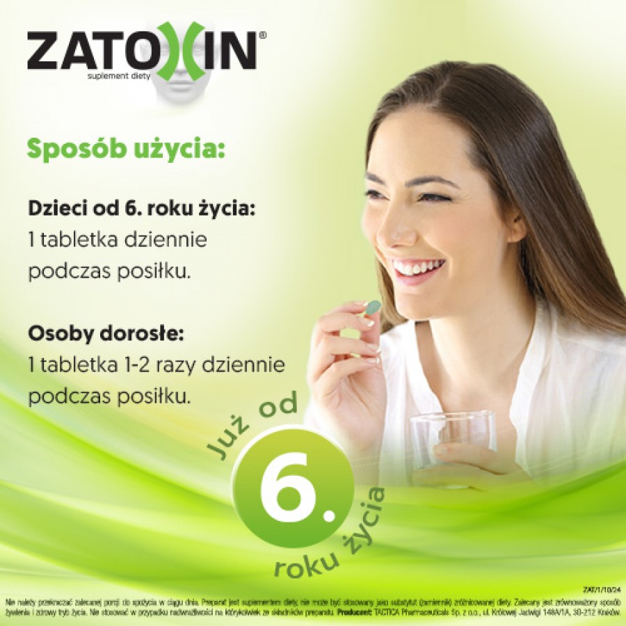 Zdjęcie produktu - 2 Zatoxin, 60 tabletek