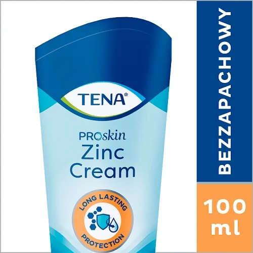 #1 – Tena Proskin Zinc Cream Krem łagodzący z cynkiem, 100 ml