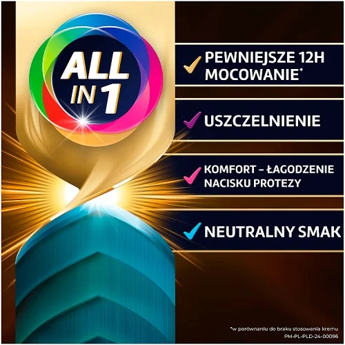 #0 – Corega Power Max Supreme Allin1 Krem mocujący do protez zębowych neutralny smak, 40 g
