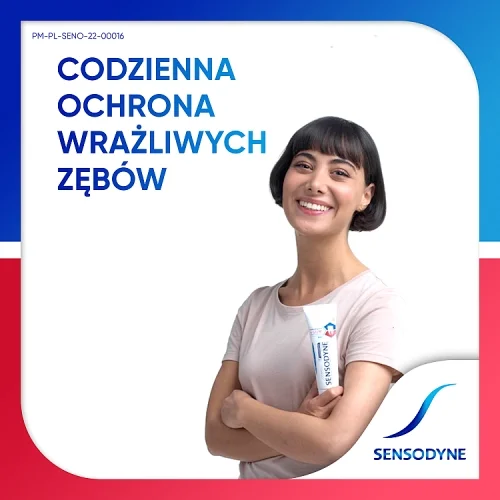 #1 – Sensodyne Nadwrażliwość & Dziąsła Whitening Wybielająca pasta do nadwrażliwych zębów, 75 ml
