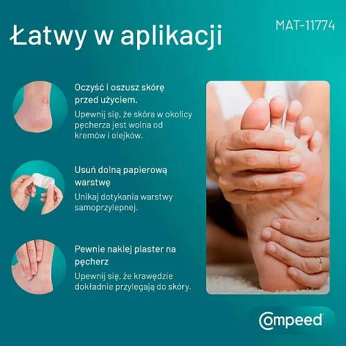 #5 – Compeed Plastry na pęcherze mix, 5 szt.