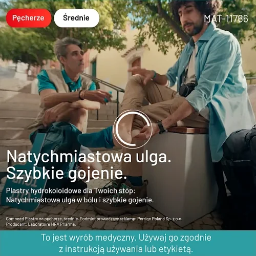 #0 – Compeed Plastry na pęcherze średnie, 5 szt.