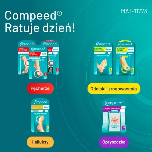 #5 – Compeed Plastry na pęcherze wąskie, 6 szt.