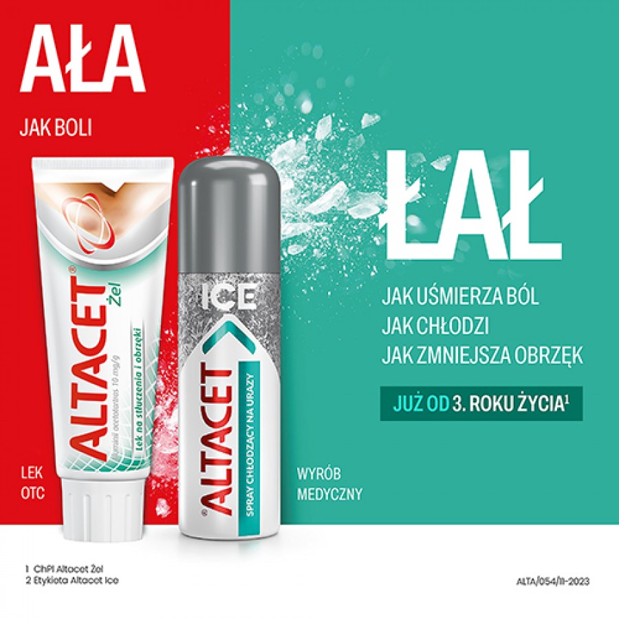 Miniaturka artykułu - #0 ALTACET ICE Spray - 130 ml