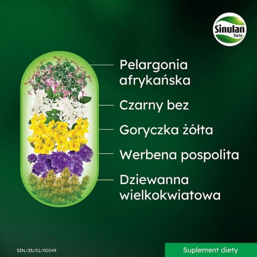 Zdjęcie produktu - 5 Sinulan Forte, 30 tabletek