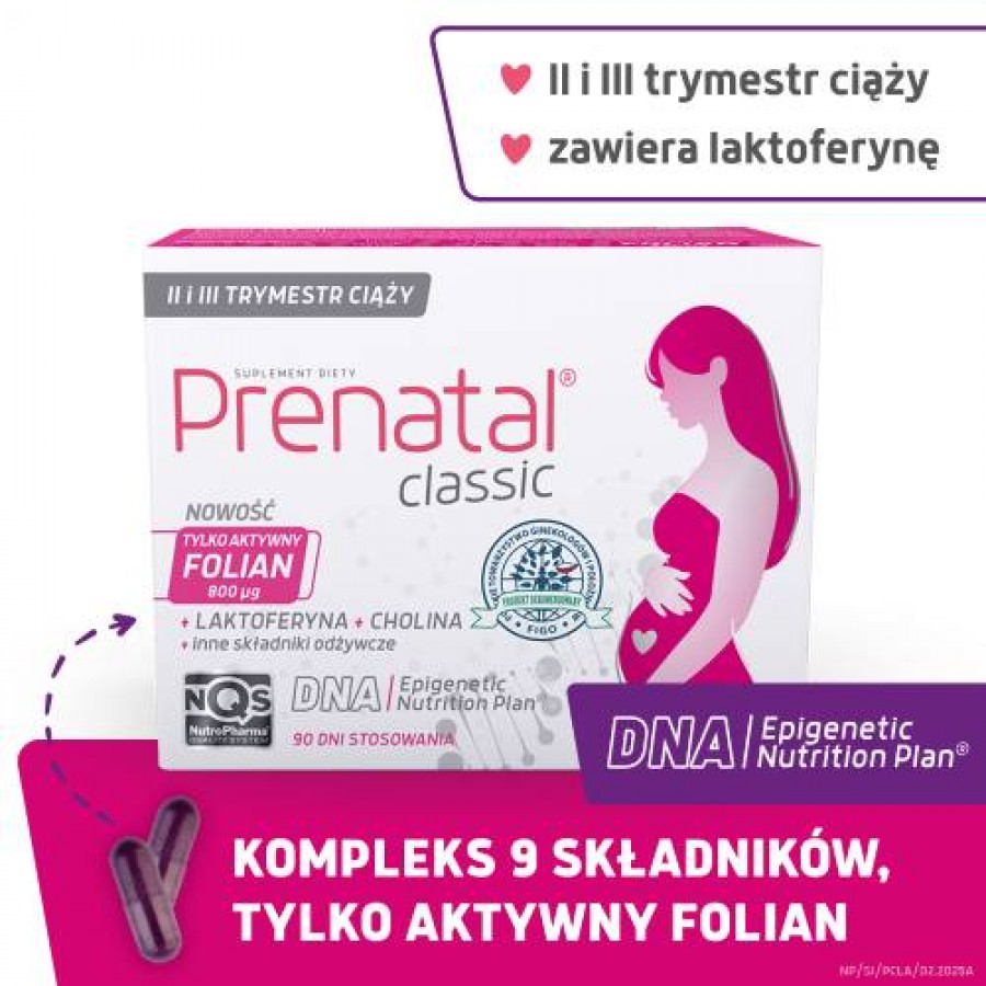 Miniaturka artykułu - #0 PRENATAL CLASSIC, 90kaps.