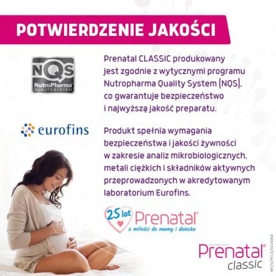 Zdjęcie produktu - 5 PRENATAL CLASSIC, 90kaps.