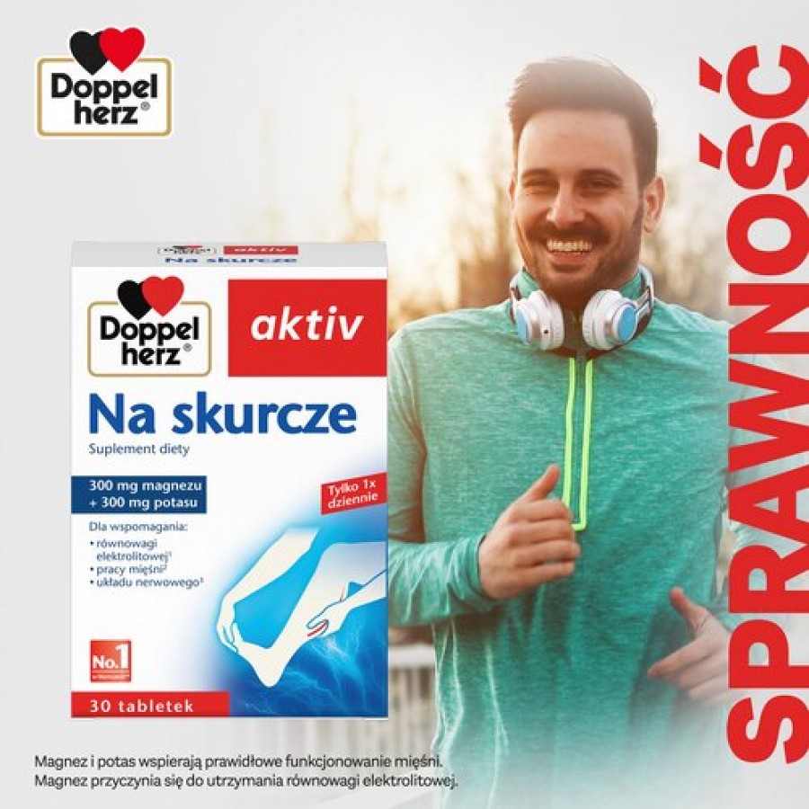 Zdjęcie produktu - 2 DOPPELHERZ AKTIV Na skurcze - 30 tabletek