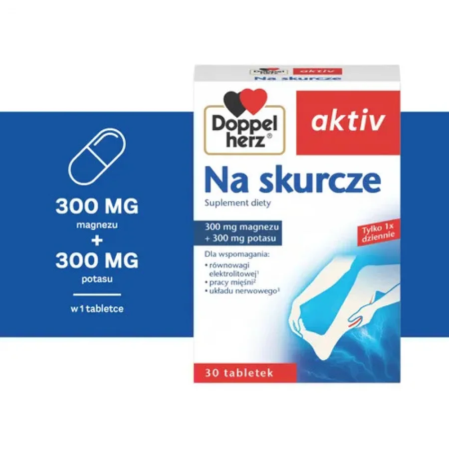 #1 – DOPPELHERZ AKTIV Na skurcze - 30 tabletek