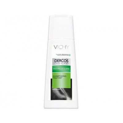 Miniaturka artykułu - #0 VICHY DERCOS Szampon zwalczający łupież tłustych - 200 ml