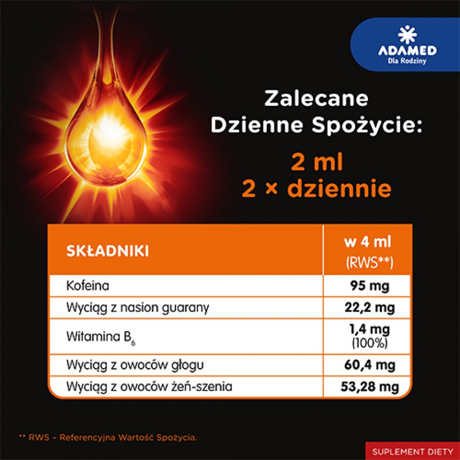 Zdjęcie produktu - 2 CARDIAMID Z KOFEINĄ krople, 100 ml
