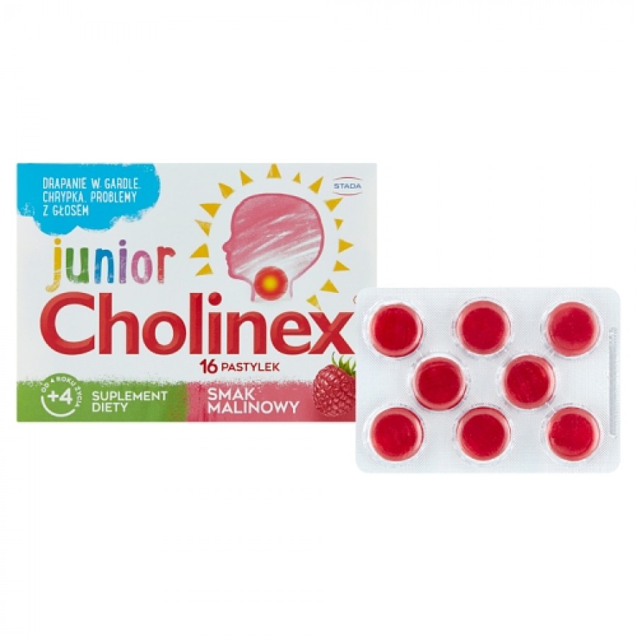 Miniaturka artykułu - #0 Cholinex Junior - 16 pastylek do ssania