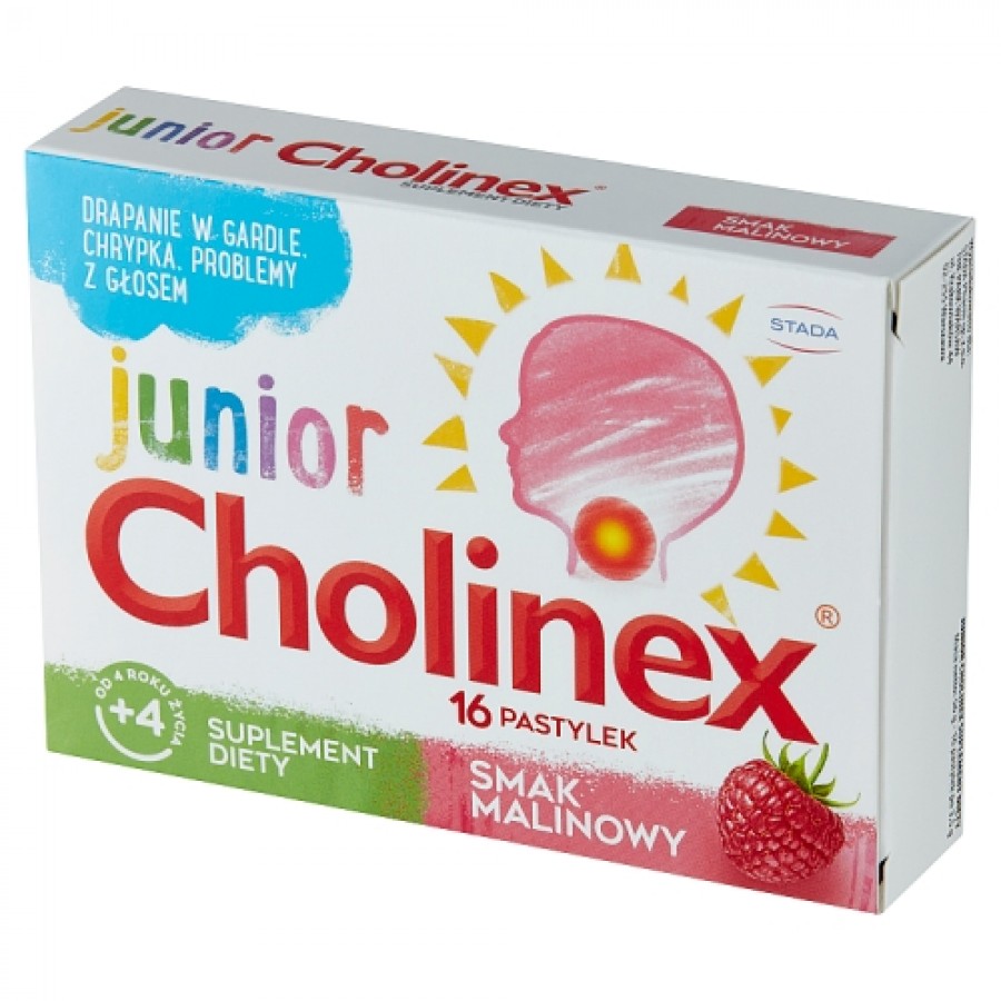 Miniaturka artykułu - #1 Cholinex Junior - 16 pastylek do ssania