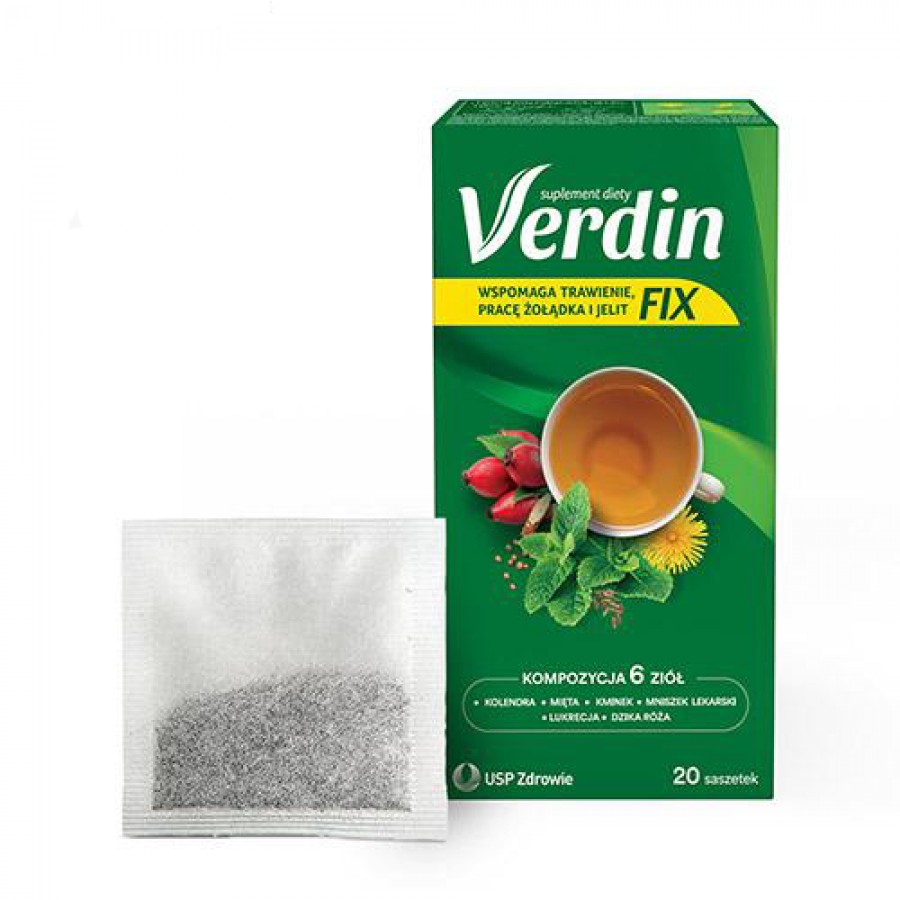Zdjęcie produktu - 5 VERDIN FIX - 20 saszetek