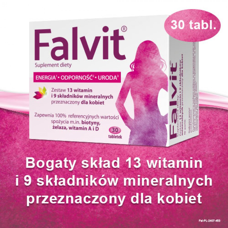 Miniaturka artykułu - #0 FALVIT, 30 tabletek
