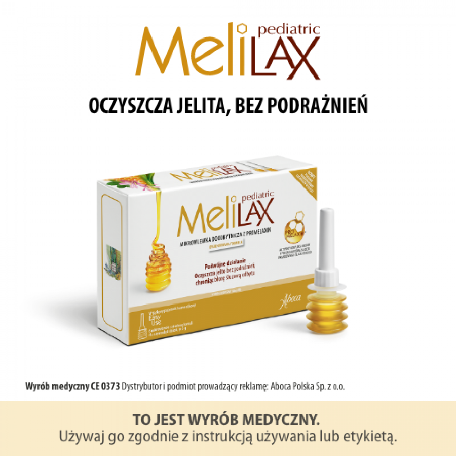Miniaturka artykułu - #0 ABOCA MELILAX dla dzieci (6 wlewek), 30 g