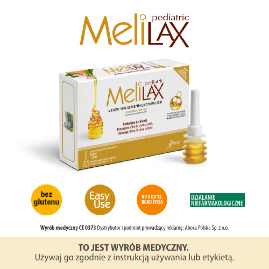 Zdjęcie produktu - 4 ABOCA MELILAX dla dzieci (6 wlewek), 30 g