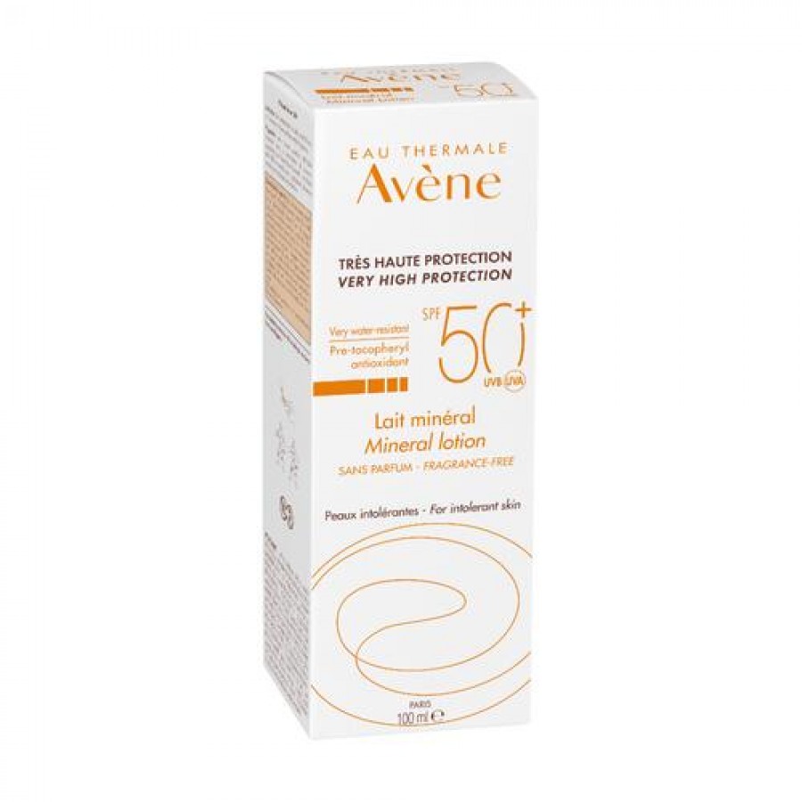 Miniaturka artykułu - #0 AVENE SUN Mleczko mineralne SPF50+, 100 ml