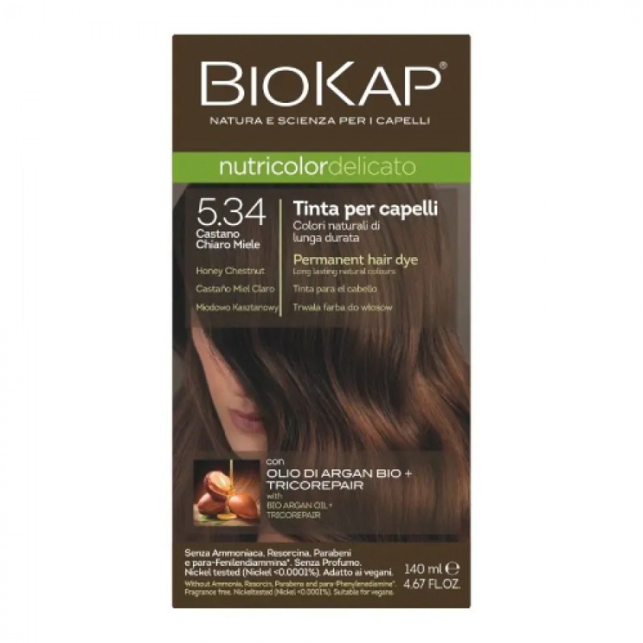 Miniaturka artykułu - #0 Biokap Delicato 5.34 miodowo-kasztanowy - 140 ml 