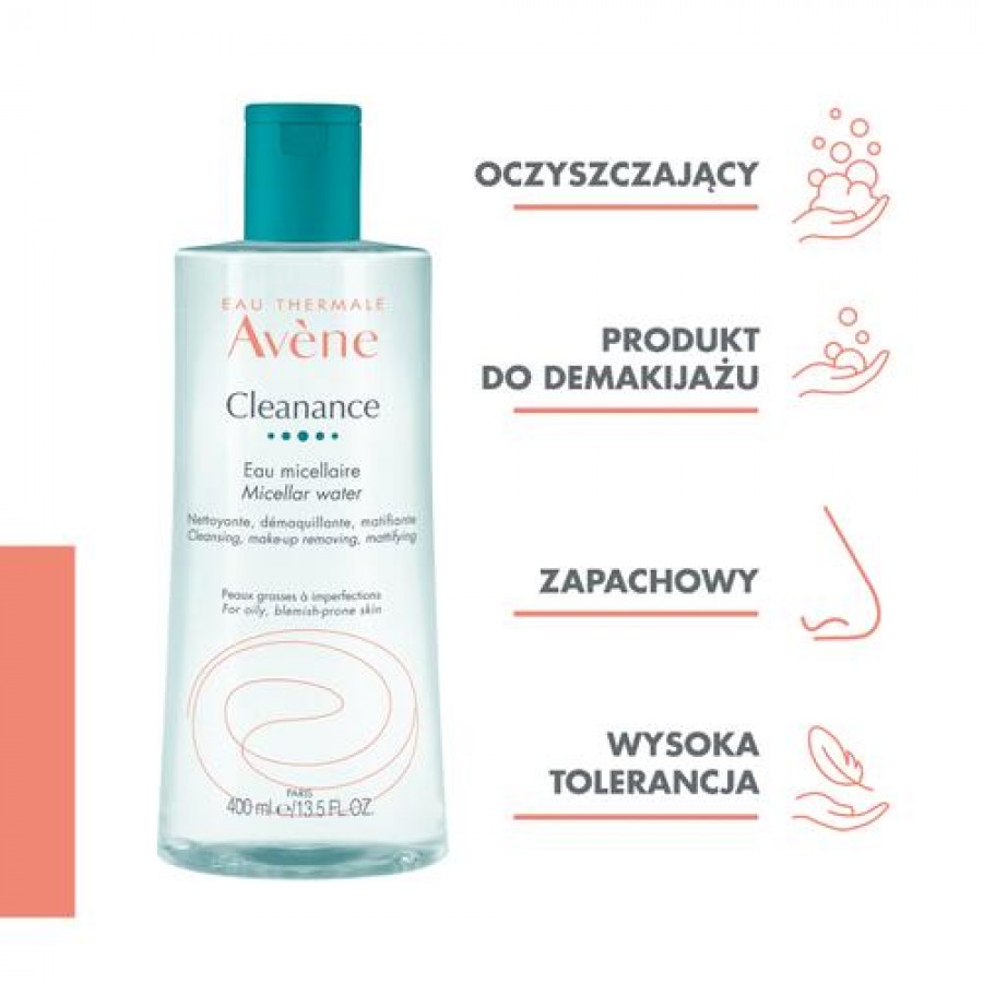 Miniaturka artykułu - #0 AVENE CLEANANCE Woda micelarna, 400 ml