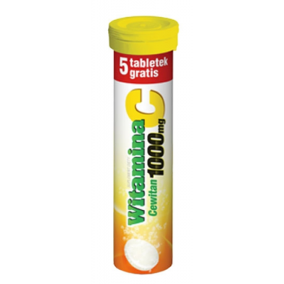 Miniaturka artykułu - #0 CEWITAN Witamina C 1000 mg, 15 tabletek  