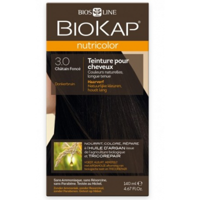 Miniaturka artykułu - #0 Biokap Nutricolor 3.0 ciemny brąz, 140ml