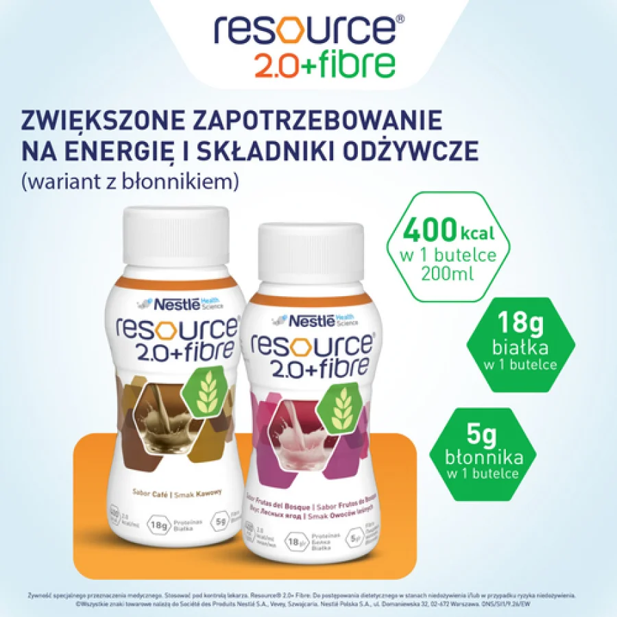 #0 – RESOURCE 2.0 FIBRE smak kawowy - 4 x 200 ml
