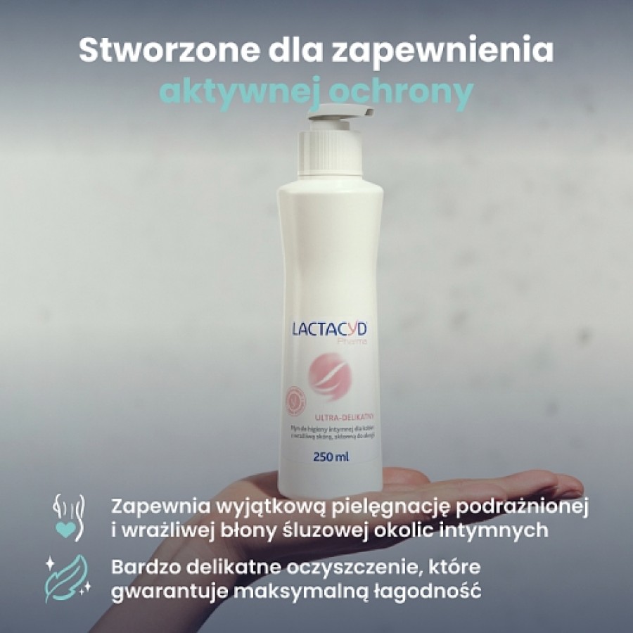Zdjęcie produktu - 3 Lactacyd Pharma Płyn do higieny intymnej ultra-delikatny, 250 ml