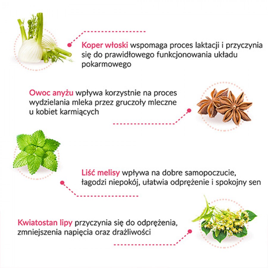 Miniaturka artykułu - #0 LACTOSAN Ziołowy Fix - 20 saszetek