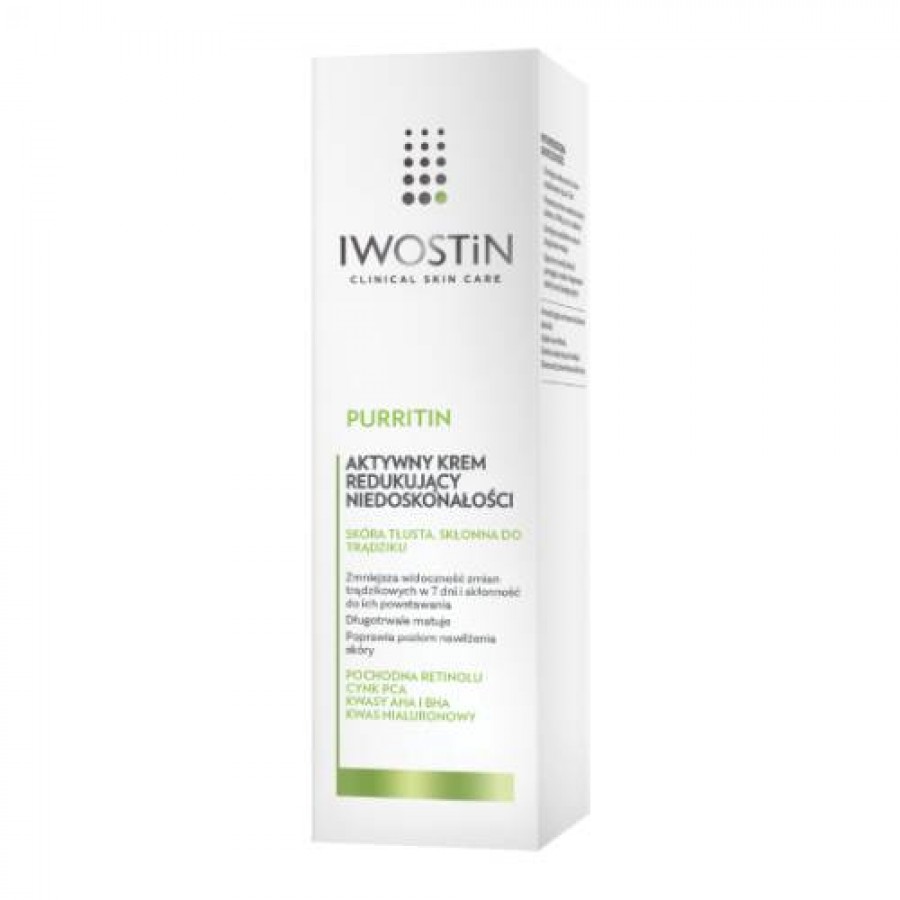 Miniaturka artykułu - #0 Iwostin Purritin Aktywny krem, 40 ml