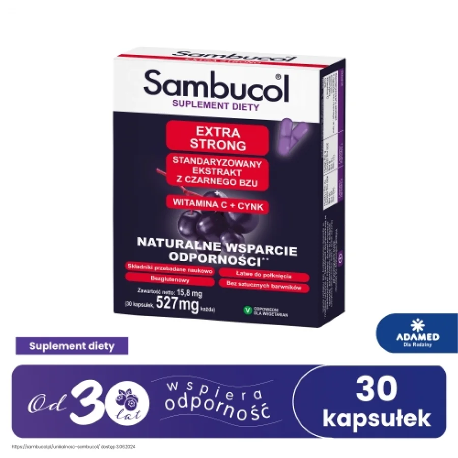 #3 – SAMBUCOL Extra Strong, 30kaps.