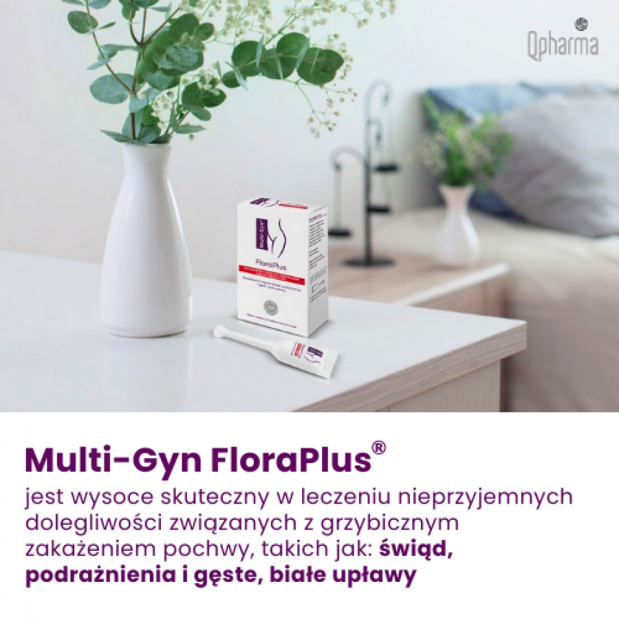 Zdjęcie produktu - 3 MULTI-GYN FloraPlus Żel dopochwowy - 5 aplikacji