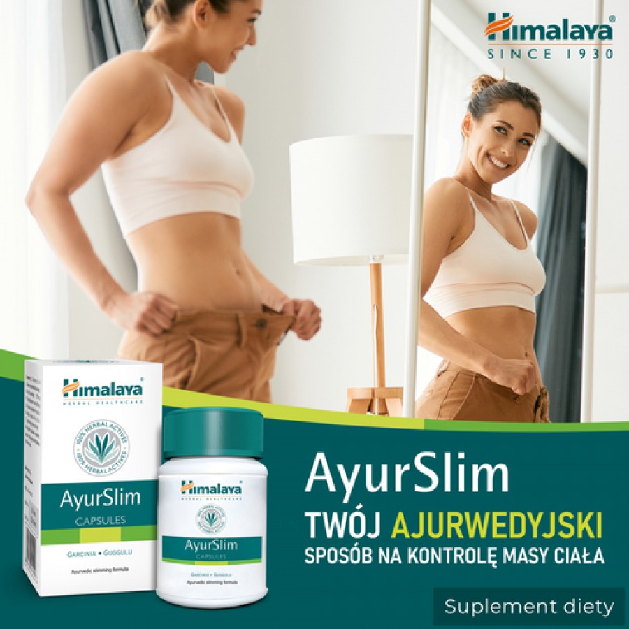 Zdjęcie produktu - 3 Himalaya AyurSlim, 60 kaps.