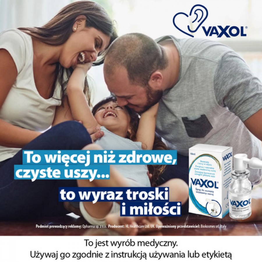 Zdjęcie produktu - 4 VAXOL do usuwania woskowiny usznej spray - 10 ml 