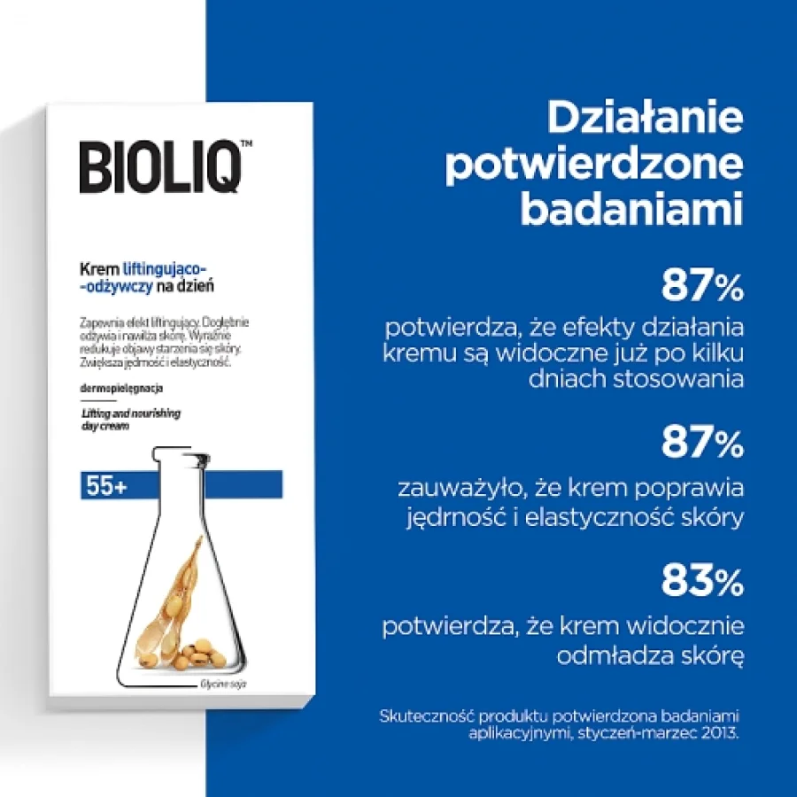 #4 – BIOLIQ 55+ Krem liftingująco - odżywczy na dzień, 50 ml