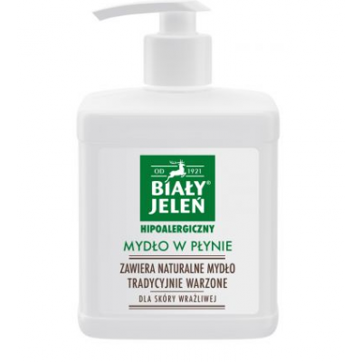 Miniaturka artykułu - #0 BIAŁY JELEŃ Mydło w płynie - 500 ml