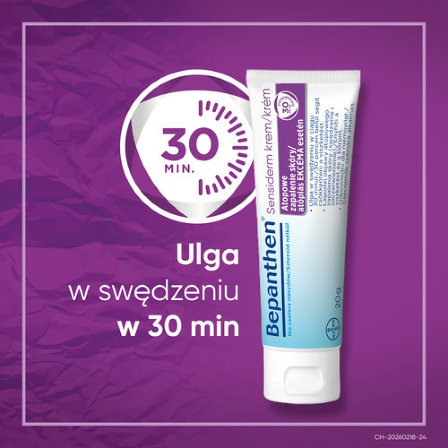 Miniaturka artykułu - #1 Bepanthen Sensiderm Krem, 20 g