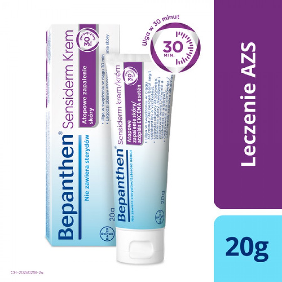 Zdjęcie produktu - 6 Bepanthen Sensiderm Krem, 20 g